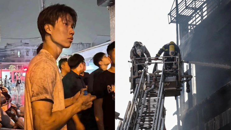 Nam sinh điển trai xông vào đám ch.á.y cứu 5 người