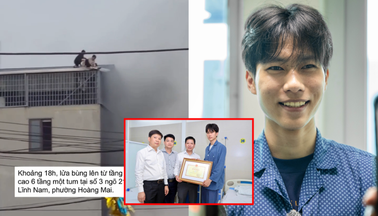 Quyền Bộ trưởng Giáo dục tặng bằng khen cho nam sinh lao vào đám cháy cứu người