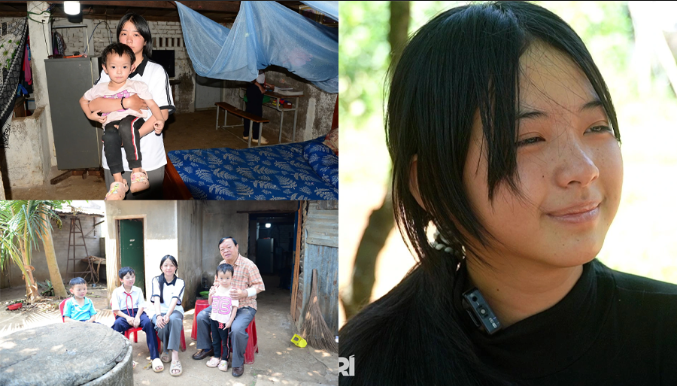 Bé gái 16 tuổi nuôi 3 em ở Lâm Đồng bật khóc tố mẹ nói dối