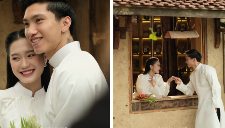 Vợ là Á hậu, tốt nghiệp Luật loại giỏi,  nhan sắc chuẩn tiểu thư, CĐM hỏi Đoàn Văn Hậu:  “Doãn Hải My chưa đủ sao?”