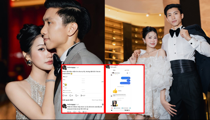 Tới công chuyện nữa, Đoàn Văn Hậu lại iếp tục bị bóc làm quen gái lạ vào năm 2025 khi Doãn Hải My đang mang tha.i con đầu lòng