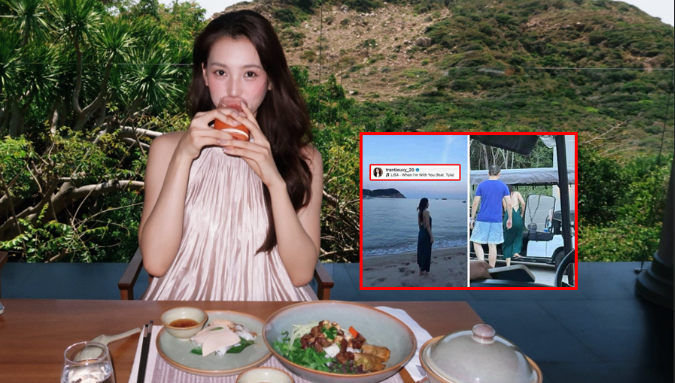 Rộ tin hoa hậu Tiểu Vy hẹn hò với thiếu gia Hải Phòng, bị bắt gặp tay trong tay ở resort 5 sao