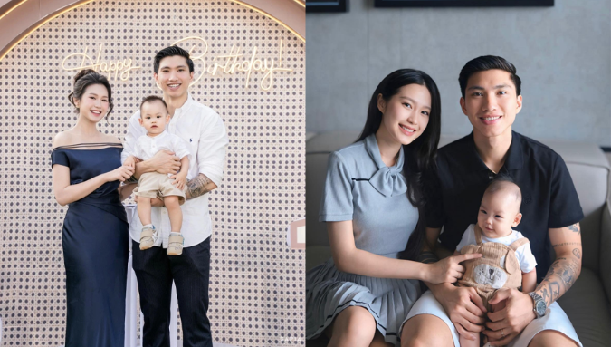 Văn Hậu đón sinh nhật tuổi 27 cực ấm áp, có vợ đẹp con ngoan, sở hữu đủ cả nhà lầu, xe hơi chẳng thiếu thứ gì