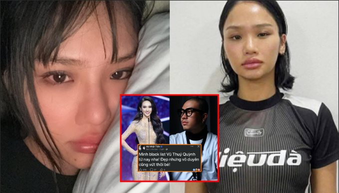 Danh tính NTK tuyên bố ‘phong s.á.t’ Vũ Thuý Quỳnh vì phát ngôn ‘vô duyên’ đụng đến Miu Lê: Bị anh lớn cấm sóng thì nguy to cho nàng hậu rồi