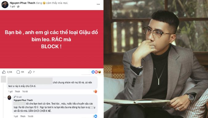 Không chỉ lên tiếng bảo vệ Miu Lê, Only C còn sẵn sàng test m.a tó.e, tuyên bố thẳng: “Nếu test ra tôi cho bạn 10 tỷ”