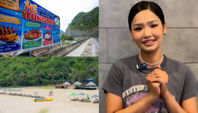 Cận cảnh khu vực bãi tắm Tùng Thu nơi nhóm ca sĩ Miu Lê bị phát hiện sử dụng m.a th.ú.y