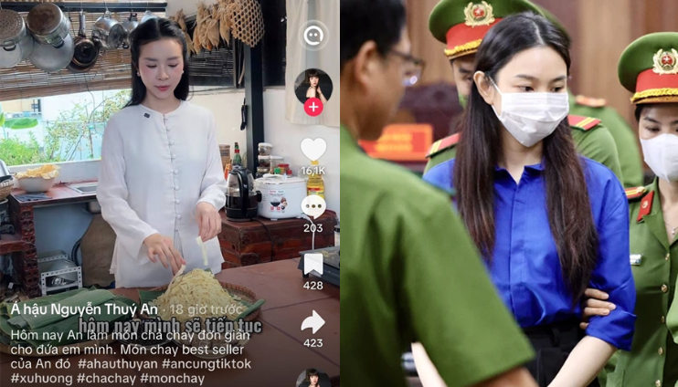 Tình hình hiện tại của Thùy Tiên trong trại giam qua lời kể của Á hậu Thúy An, nghe đủ hiểu nàng hậu đang tu tâm dưỡng tính, xám hối rất nhiều