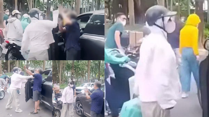 Cơ quan chức năng đang ra soát camera để tìm người phụ nữ đi SH ch.ử.i bới và h.à.nh hu.ng tài xế ô tô đáng tuổi cha mình giữa đường