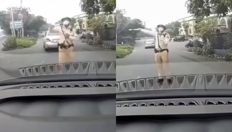 Người tự xưng là thầy dạy lái xe với câu hỏi: “Em biết anh là ai không?” sau khi phạm lỗi đã bị CSGT mời lên làm việc