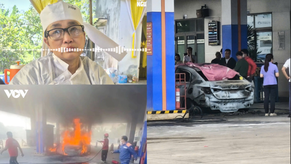 Vụ cháy ô tô tại cây xăng khiến 2 người tuvong: Cả tài xế và chủ xe đều đang bị tạm giữ để điều tra