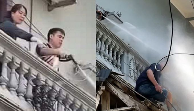 Xuất hiện chi tiết gây chú ý trong vụ xịt thẳng nước vào thợ xây nhà hàng xóm tại Hà Nội: Chủ ngôi nhà quen biết rộng đến mức nào mà lì lợm không sợ ai?