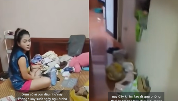 Sốc với gia thế cực kh.ủ.ng con dâu miền Tây bị mẹ chồng b.óc ph.ốt nằm 24/24h điều hòa không làm gì, thay bỉm thay đồ xong để chật kín góc nhà nhìn như bãi rác